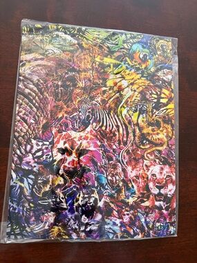 Colorful Jungle Animal Art Print - Vibrant Multicolor Poster